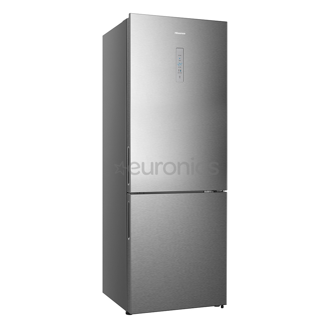 Hisense, NoFrost, 495 л, высота 200 см, нерж. сталь - Холодильник