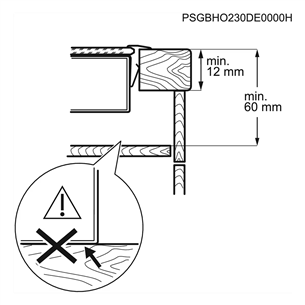 Electrolux, Stop+go, ширина 57,6 см, стальная рама, черный - Интегрируемая керамическая варочная панель