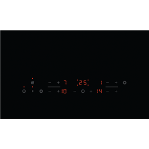 Electrolux, Stop+go, laius 57,6 cm, terasraamiga, must - Integreeritav keraamiline pliidiplaat