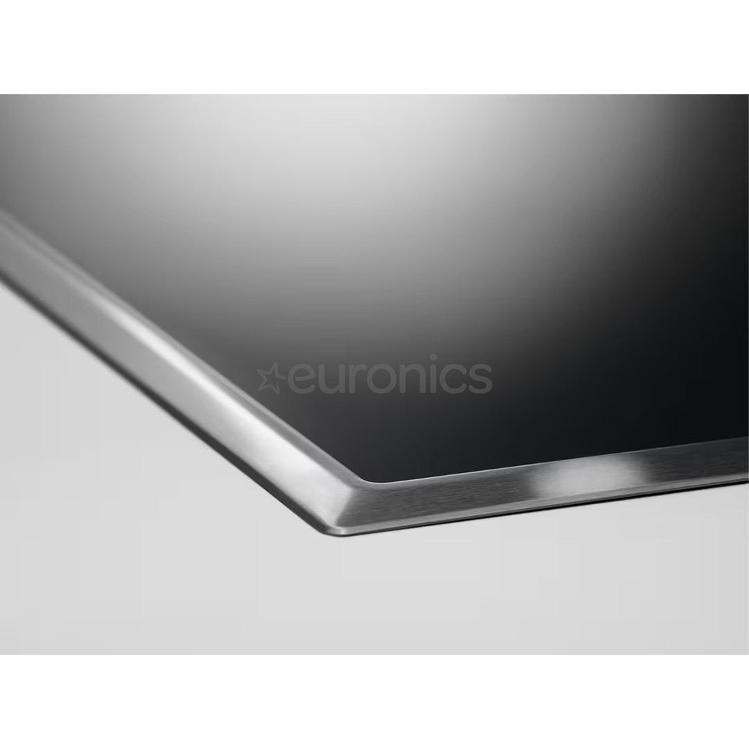Electrolux, Stop+go, laius 57,6 cm, terasraamiga, must - Integreeritav keraamiline pliidiplaat