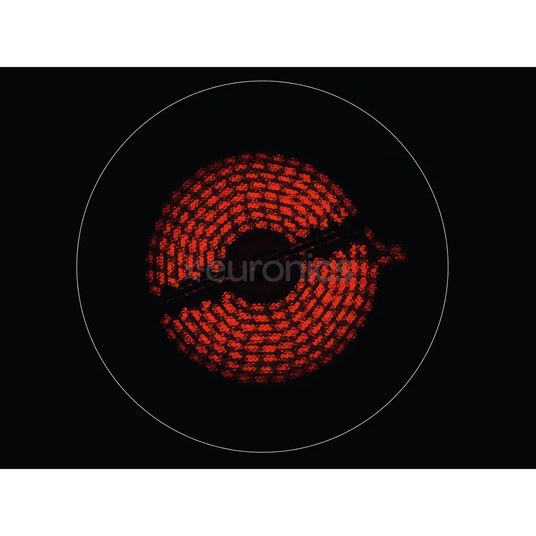 Electrolux, Stop+go, laius 57,6 cm, terasraamiga, must - Integreeritav keraamiline pliidiplaat