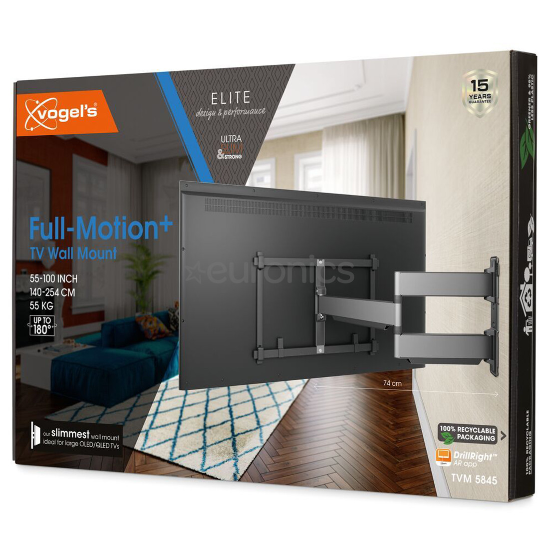 Vogel's TVM 5845 Full-Motion, 55" - 100",  black - TV wall mount