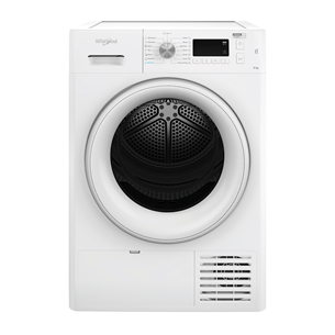 Whirlpool, Soojuspump, 8 kg, sügavus 64,9 cm - Pesukuivati FFTM1182EE