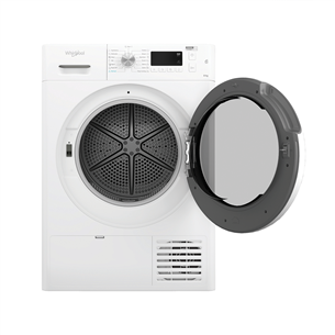 Whirlpool, Heat pump, 8 kg, depth 64,9 cm - Clothes dryer