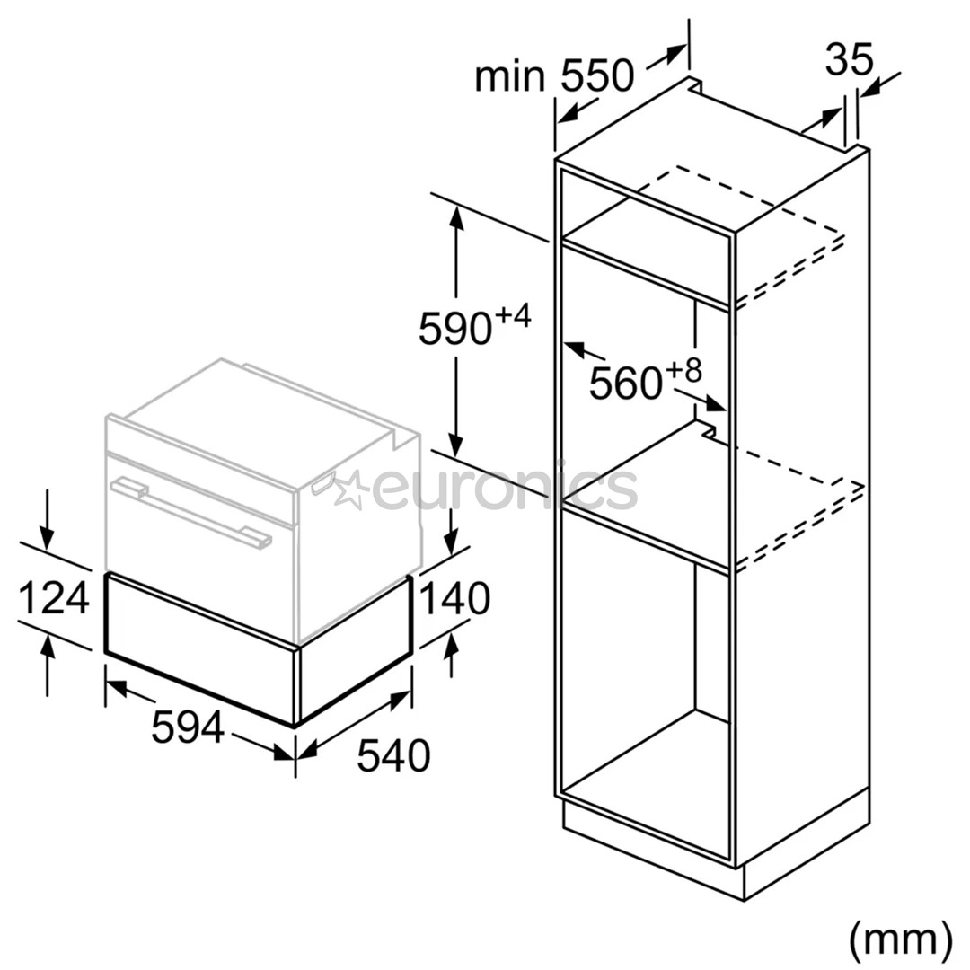Bosch - Интегрируемый ящик для подогрева