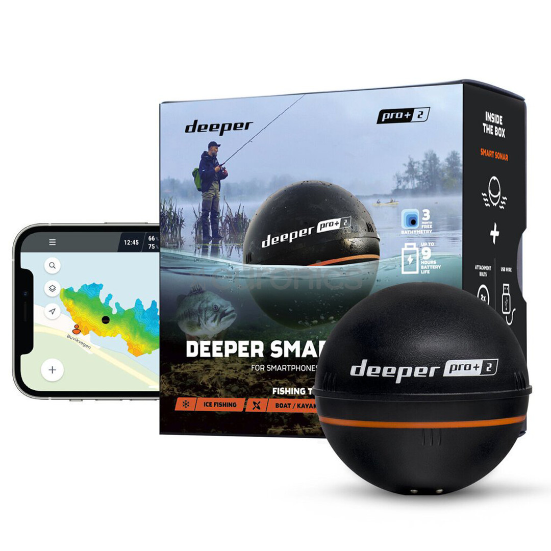 Deeper Sonar PRO+ 2 - Забрасываемый сонар