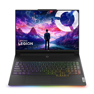 Lenovo Legion 9i Gen 8, 16", Mini LED, i9, 32 GB, 2 TB, RTX 4090, W11, ENG, must - Sülearvuti 83AG003VLT
