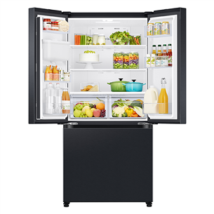 Samsung, French Door, NoFrost, 495 L, 178 cm, black - SBS-Refrigerator