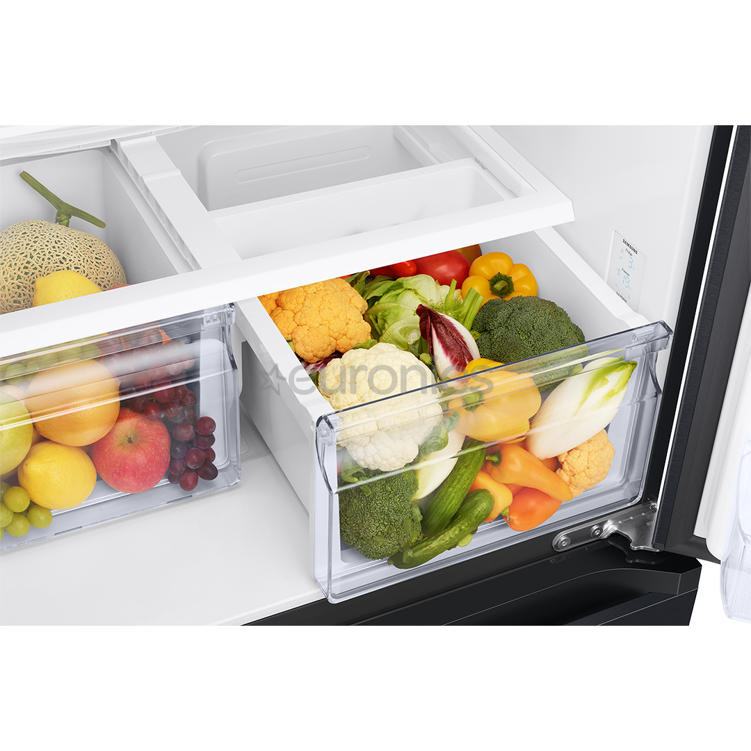 Samsung, French Door, NoFrost, 495 L, 178 cm, black - SBS-Refrigerator