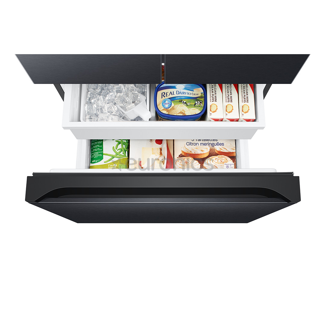 Samsung, French Door, NoFrost, 495 L, 178 cm, must - SBS-Külmik