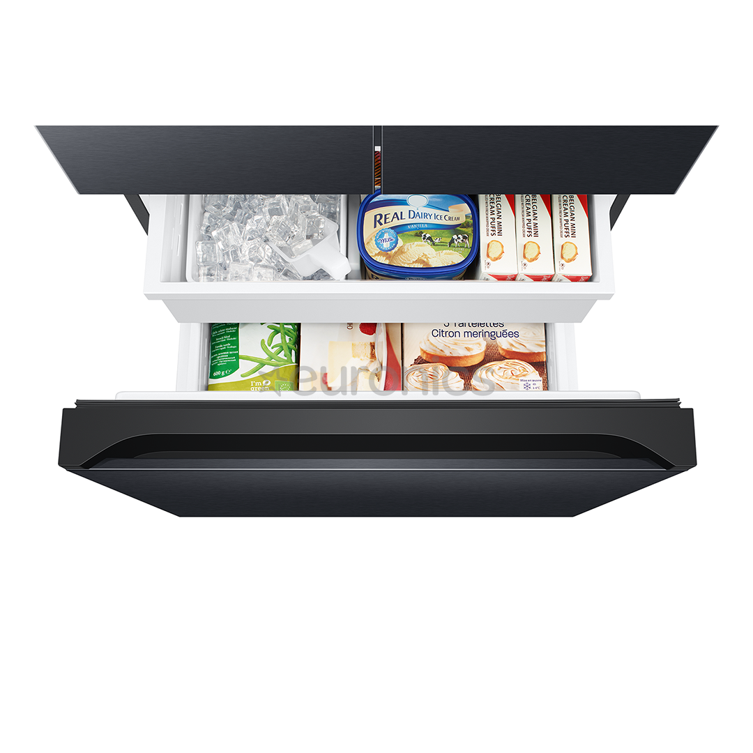 Samsung, French Door, NoFrost, 495 L, 178 cm, black - SBS-Refrigerator
