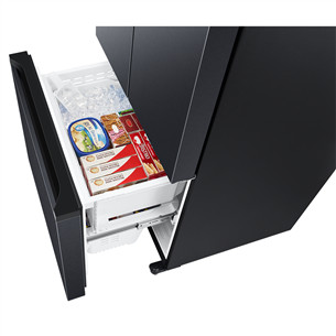 Samsung, French Door, NoFrost, 495 L, 178 cm, must - SBS-Külmik
