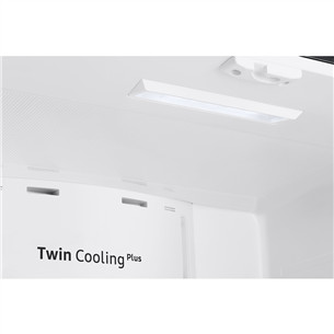 Samsung, French Door, NoFrost, 495 L, 178 cm, must - SBS-Külmik