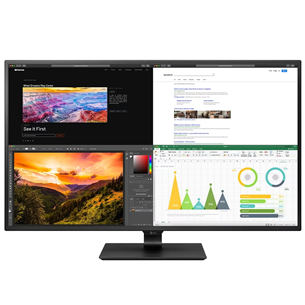 LG 43UN700P, 43'', Ultra HD, LED IPS, USB-C, black - Monitor