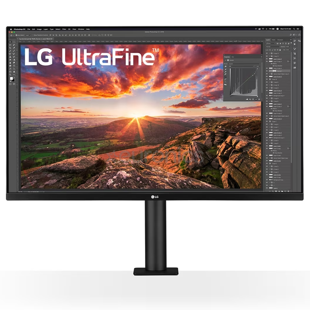 LG UltraFine 32UN880P, 32'', Ultra HD, LED IPS, black - Monitor