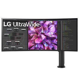 LG UltraWide 38WQ88C, 38'', QHD+, LED IPS, USB-C, черный/белый - Монитор