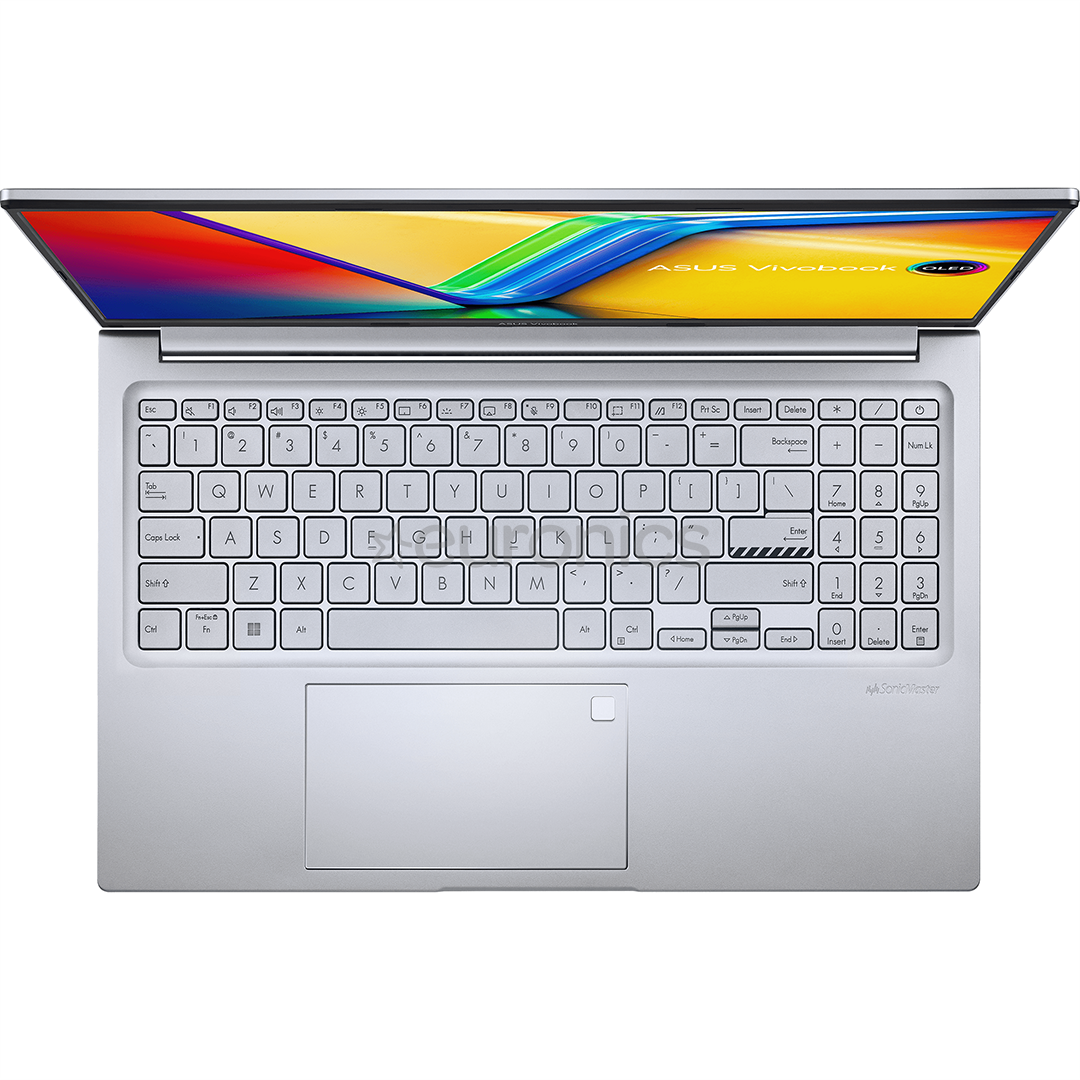 ASUS Vivobook 15 OLED, 2.8K, Ryzen 7, 16 GB, 512 GB, ENG, hõbe - Sülearvuti