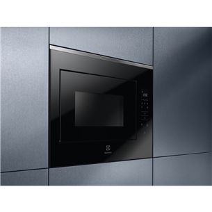 Electrolux, 26 L, 900 W, black/inox - Built-in Microwave Oven with Grill