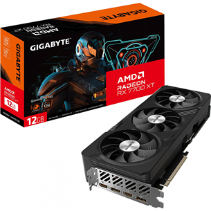 Gigabyte AMD Radeon RX 7700 XT, 12 GB, GDDR6, 192 bit - Graafikakaart GVR77XTGAMINGOC12GD