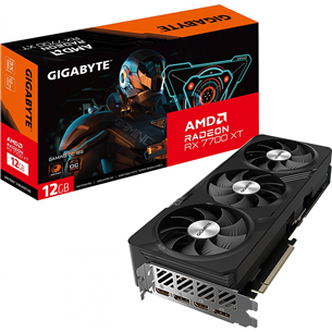 Gigabyte AMD Radeon RX 7700 XT, 12 GB, GDDR6, 192 bit - Graafikakaart