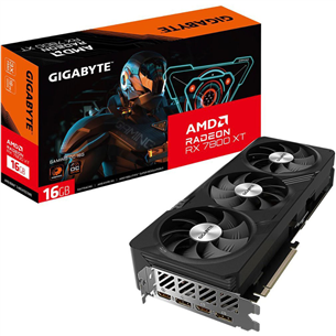 Gigabyte AMD Radeon RX 7800 XT, 16 ГБ, GDDR6, 256 бит - Графическая карта