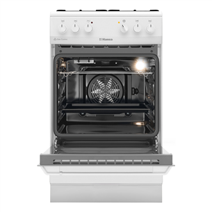 Hansa, 62 L, white - Gas cooker with electric oven