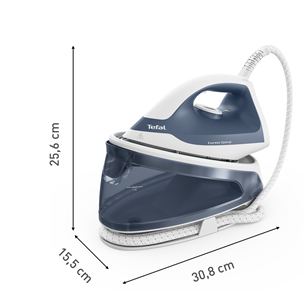 Tefal Express Optimal, 2200 W, sinine/valge - Triikimissüsteem