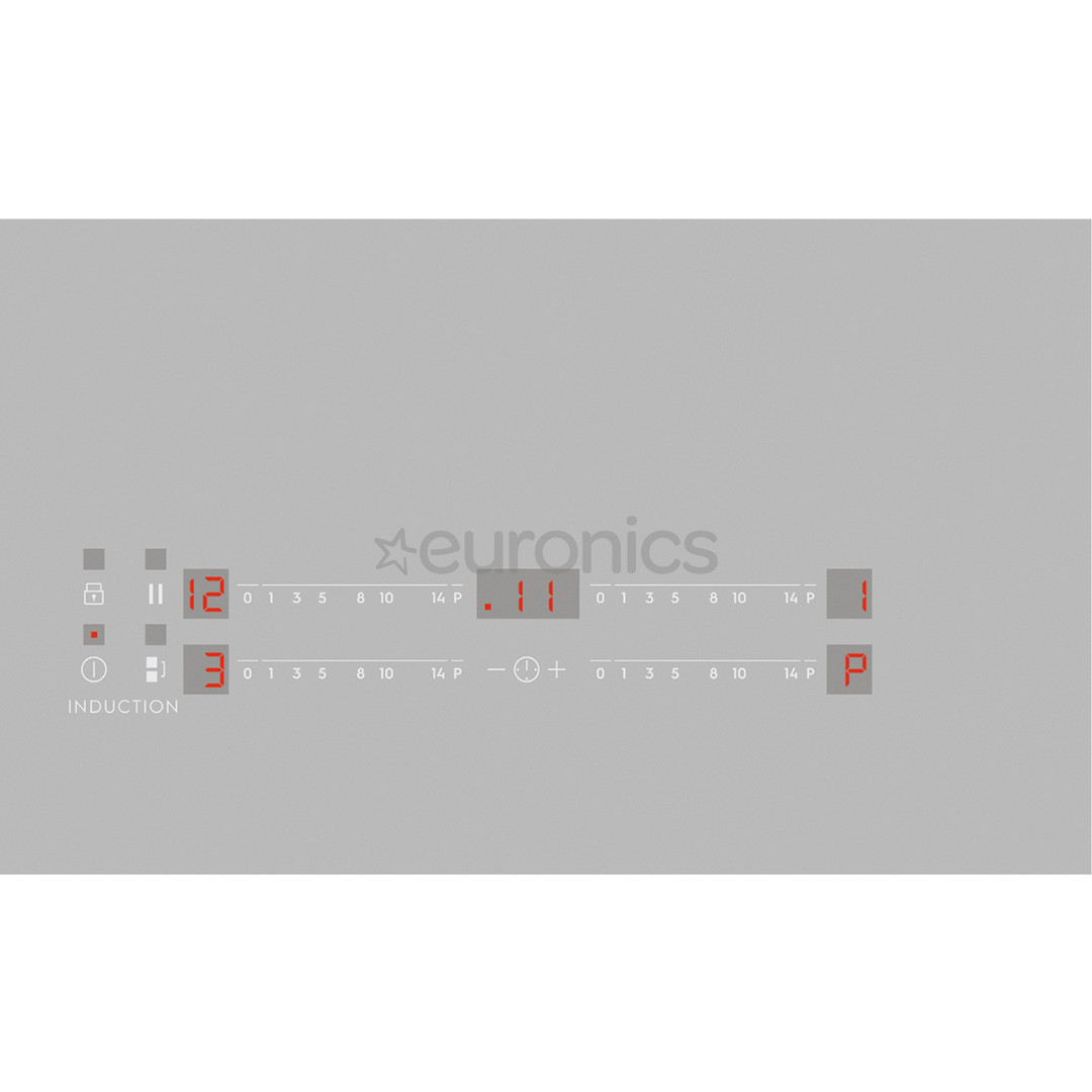 Electrolux, width 59 cm, frameless, silver - Built-in Induction Hob