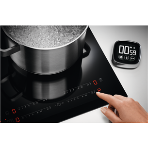 Electrolux, width 59 cm, frameless, silver - Built-in Induction Hob