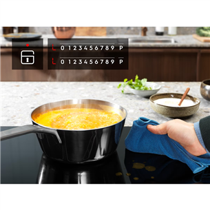 Electrolux, width 59 cm, frameless, silver - Built-in Induction Hob