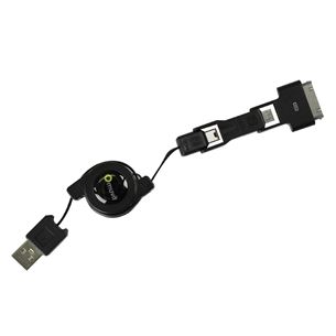 USB 3-in-1 zip cable, Celly