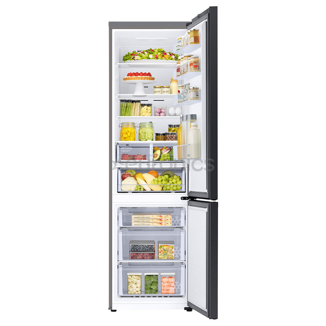 Samsung BeSpoke, 203 cm, 390 L, inox - Refrigerator