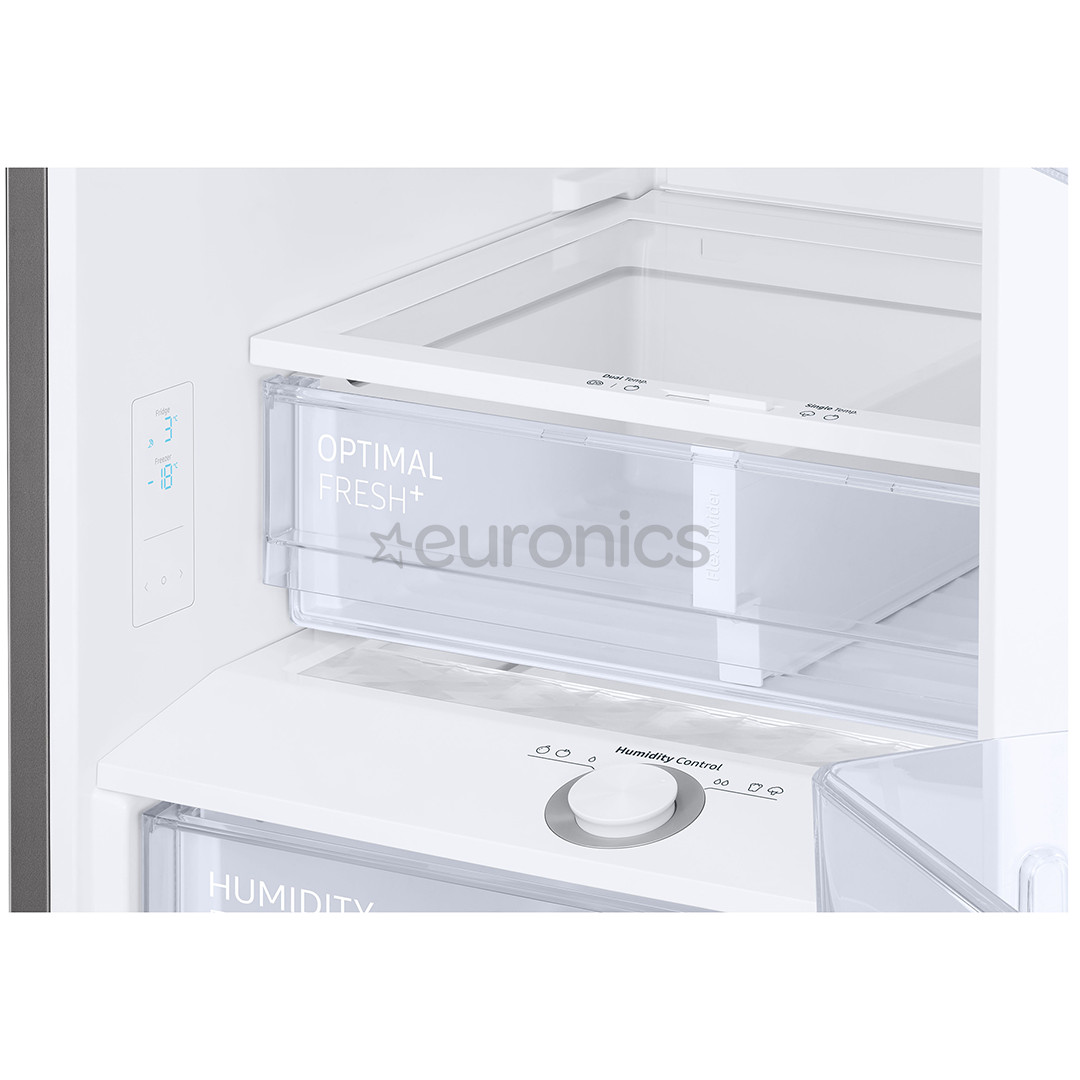 Samsung BeSpoke, 203 cm, 390 L, inox - Refrigerator