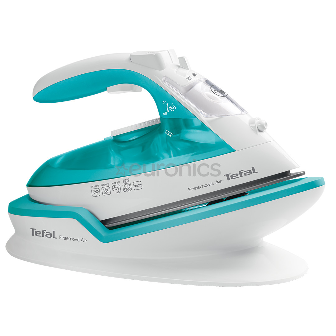Tefal Freemove Air, 2400 W, türkiis - Juhtmevaba aurutriikraud