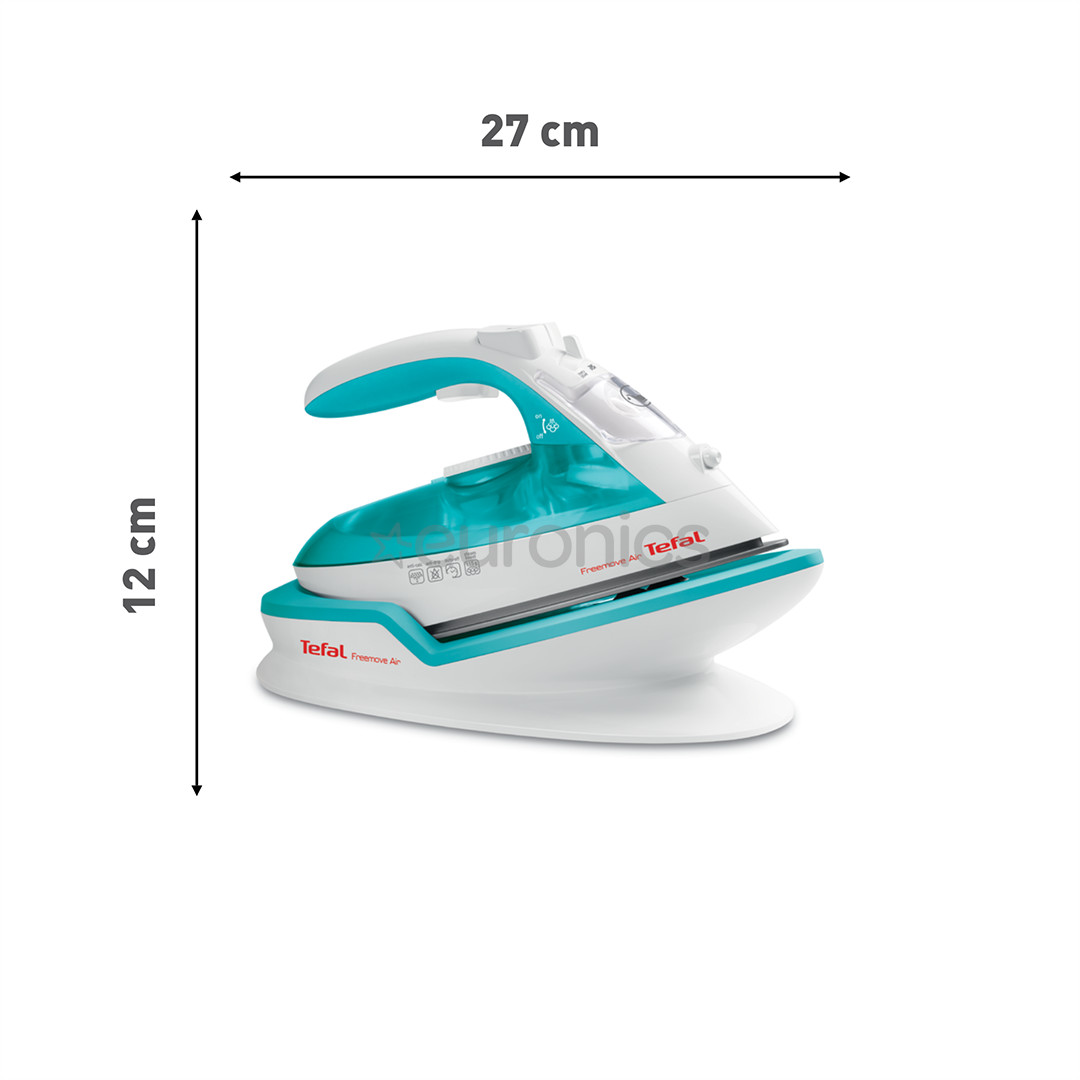 Tefal Freemove Air, 2400 W, türkiis - Juhtmevaba aurutriikraud