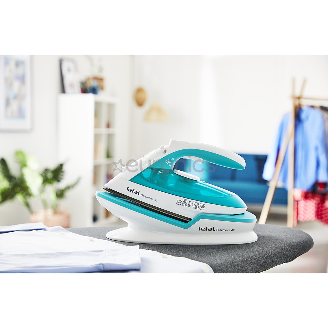 Tefal Freemove Air, 2400 W, türkiis - Juhtmevaba aurutriikraud