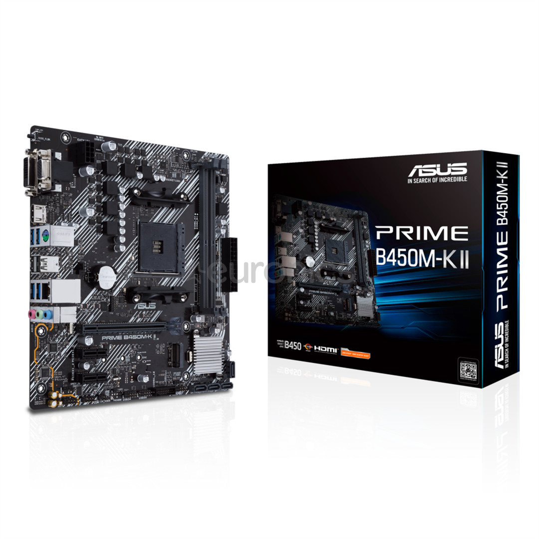 ASUS PRIME B450M-K II, mATX - Motherboard