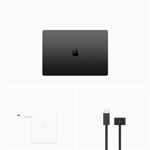 Apple MacBook Pro 16 (2023), M3 Pro 12C/18C, 18 GB, 512 GB, SWE, must - Sülearvuti