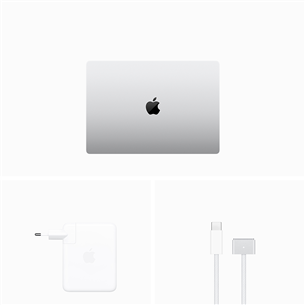 Apple MacBook Pro 16 (2023), M3 Pro 12C/18C, 18 ГБ, 512 ГБ, SWE, серебристый - Ноутбук