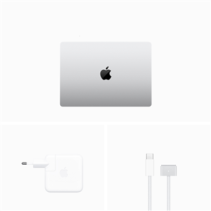 Apple MacBook Pro 14 (2023) M3, 8C/10C, 8 GB, 512 GB, SWE, hõbe - Sülearvuti