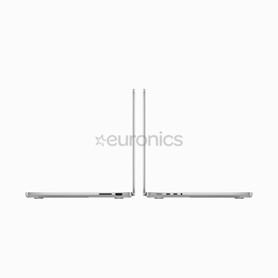Apple MacBook Pro 14 (2023) M3, 8C/10C, 8 ГБ, 512 ГБ, ENG, серебристый - Ноутбук