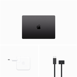 Apple MacBook Pro 14 (2023) M3 Pro, 11C/14C, 18 ГБ, 512 ГБ, SWE, черный - Ноутбук