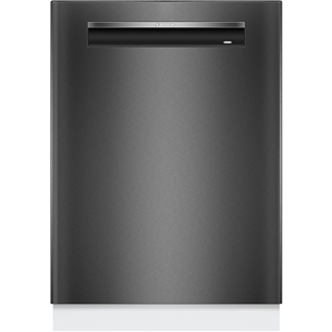 Bosch, Series 4, 14 комплектов посуды, черная нерж. сталь - Интегрируемая посудомоечная машина SMP4ECC79S