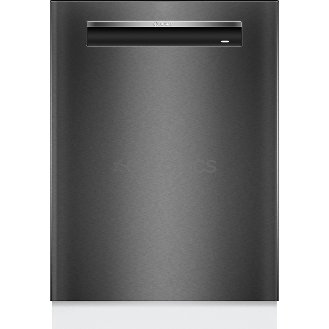 Bosch, Series 4, 14 place settings, black inox - Built-in dishwasher