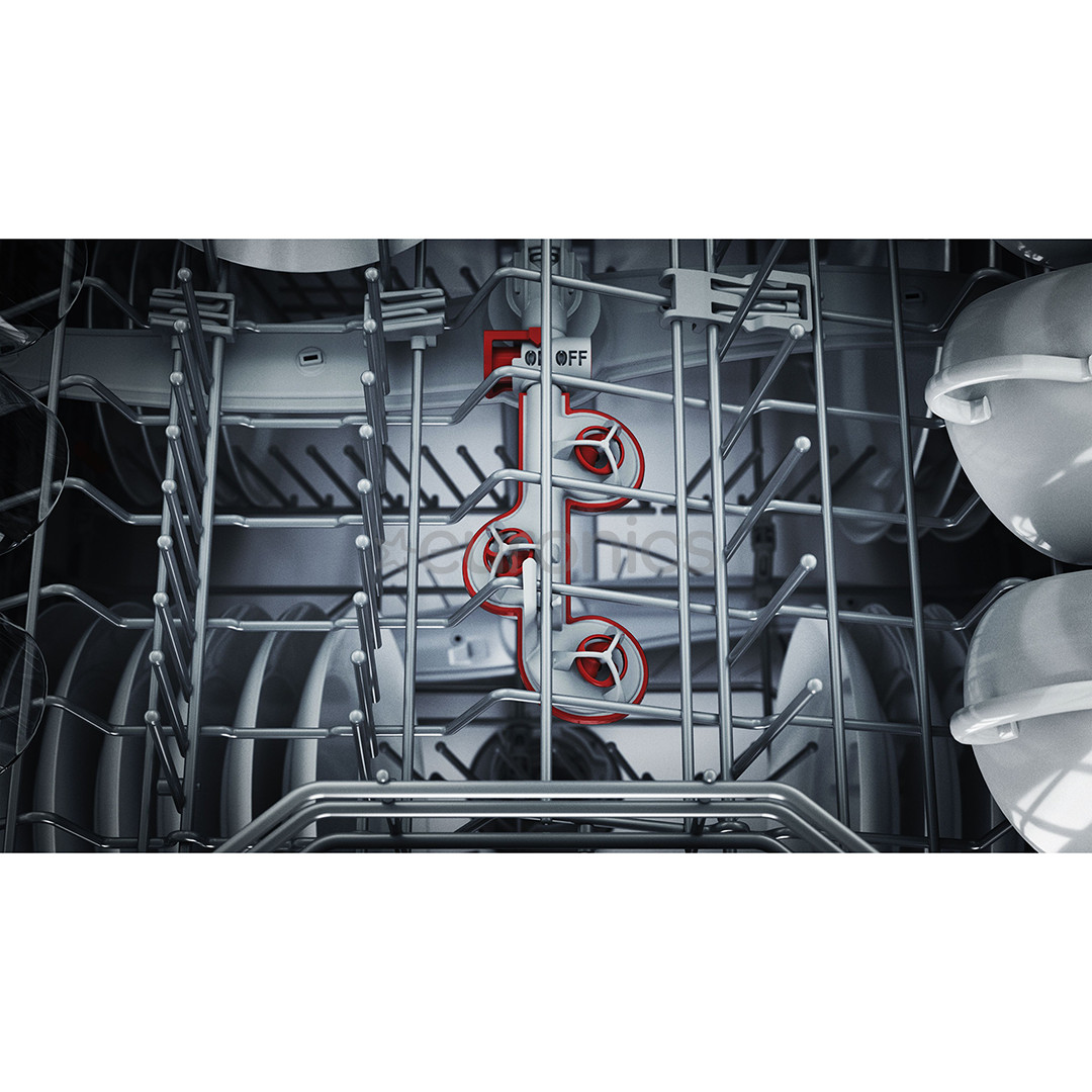 Bosch, Series 4, 14 комплектов посуды, черная нерж. сталь - Интегрируемая посудомоечная машина