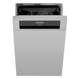 Whirlpool, 10 комплектов посуды, ширина 44,8 см - Интегрируемая посудомоечная машина WSBO3O34PFX