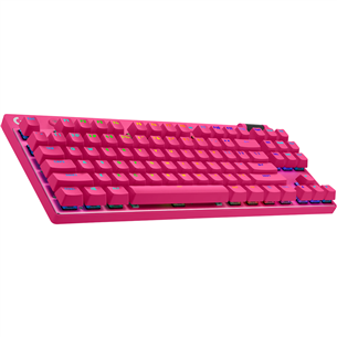 Logitech PRO X TKL, US, roosa - Juhtmevaba klaviatuur