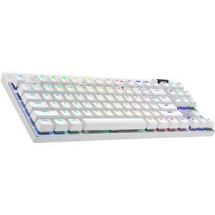 Logitech PRO X TKL, US, valge - Juhtmevaba klaviatuur