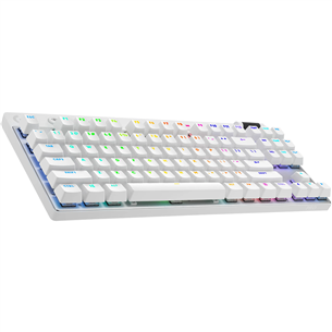 Logitech PRO X TKL, US, valge - Juhtmevaba klaviatuur 920-012148