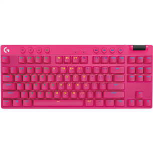 Logitech PRO X TKL, US, розовый - Беспроводная клавиатура
